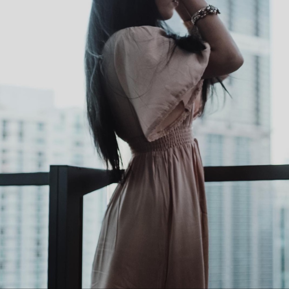 Tan dress